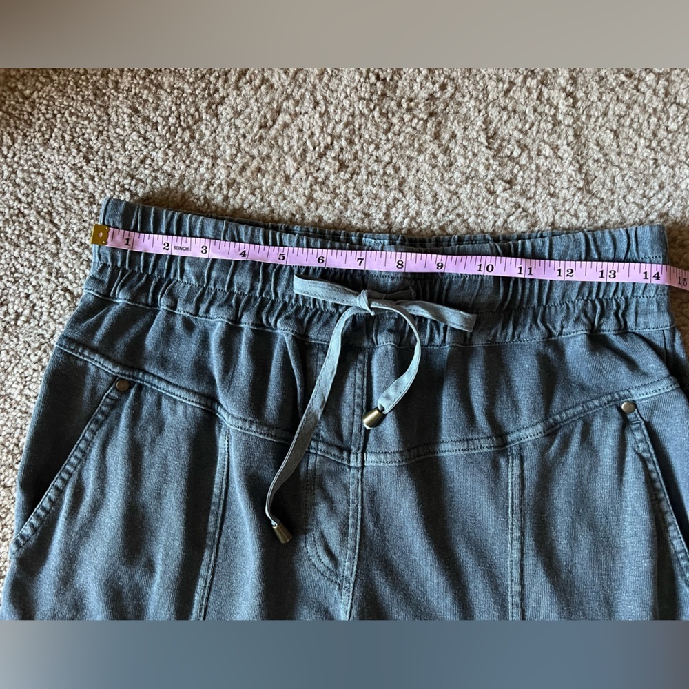 Wrap London Womens Drawstring Elastic Waist Hemp Organic Cotton Sz 6 Casual Pant - Picture 9 of 11